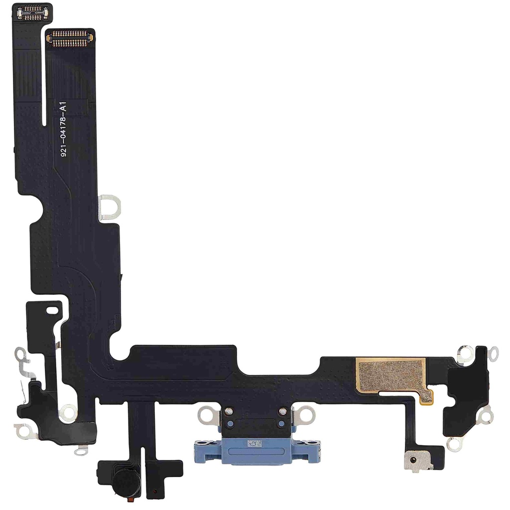 Connecteur de charge avec nappe compatible iPhone 14 Plus - Aftermarket Plus - Bleu