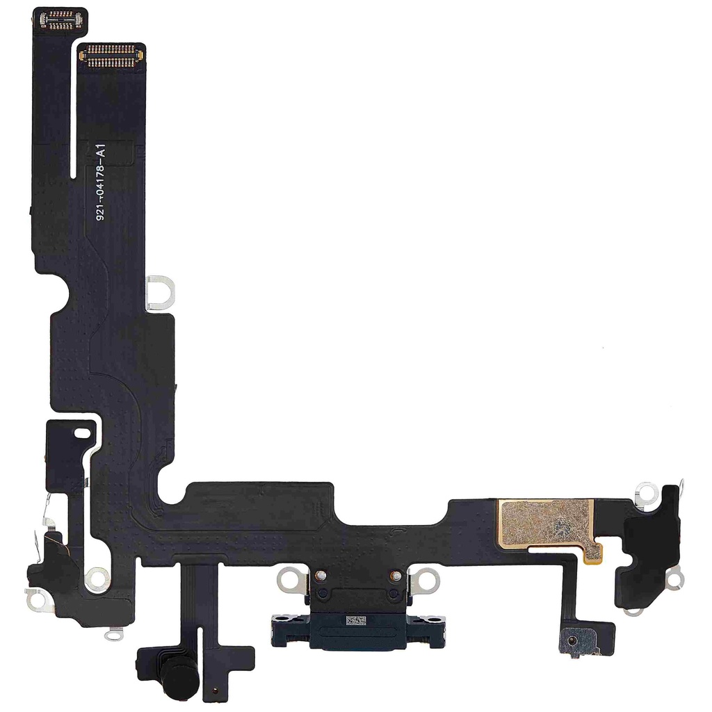 Connecteur de charge avec nappe compatible iPhone 14 Plus - Aftermarket Plus - Noir Minuit