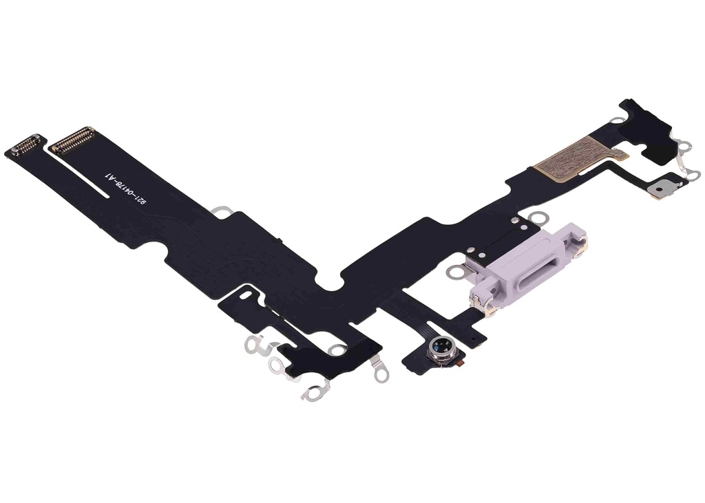 Connecteur de charge avec nappe compatible iPhone 14 Plus - Aftermarket Plus - Violet