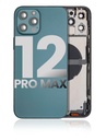 Châssis avec nappes pour iPhone 12 Pro Max - Grade A - avec logo - Version US - Bleu Pacifique