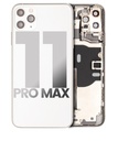 Châssis avec nappes pour iPhone 11 Pro Max - Grade A - avec logo - Argent