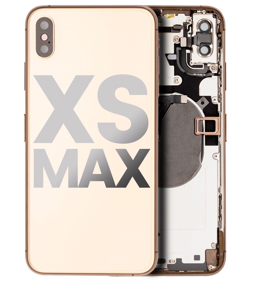 Châssis avec nappes pour iPhone XS MAX - Grade A - avec Logo - Or