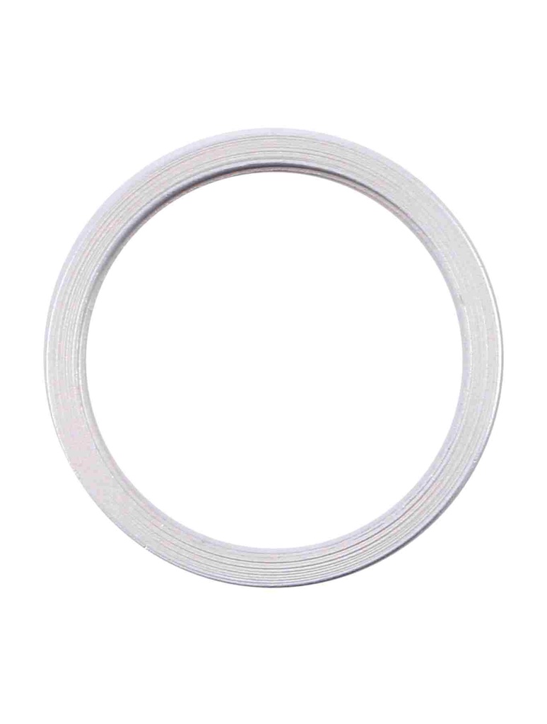 Pack de 10 anneaux de protection caméra arrière compatible iPhone 11 - iPhone 12 - iPhone 12 Mini - 2 pièces par lot - Blanc