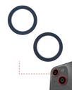 Anneau de protection lentille caméra arrière compatible iPhone 13 et 13 Mini - 2 pièces - Noir Minuit