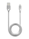 Câble USB-A vers Lightning non-MFI - 2m - Ampsentrix - Infinity - Argent