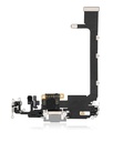 Connecteur de charge avec nappe compatible iPhone 11 Pro Max - Premium - Argent - PART# 821-02260-05