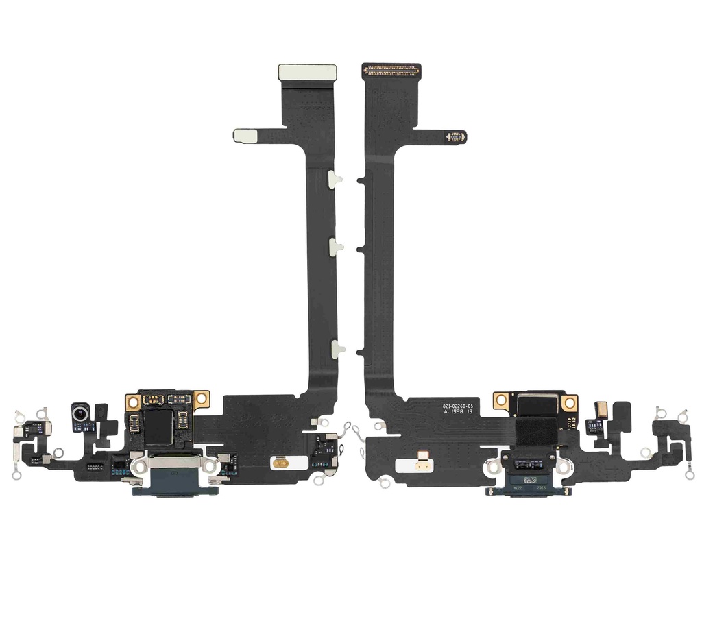 Connecteur de charge avec nappe compatible iPhone 11 Pro Max - Premium - Vert Minuit - PART# 821-02260-05