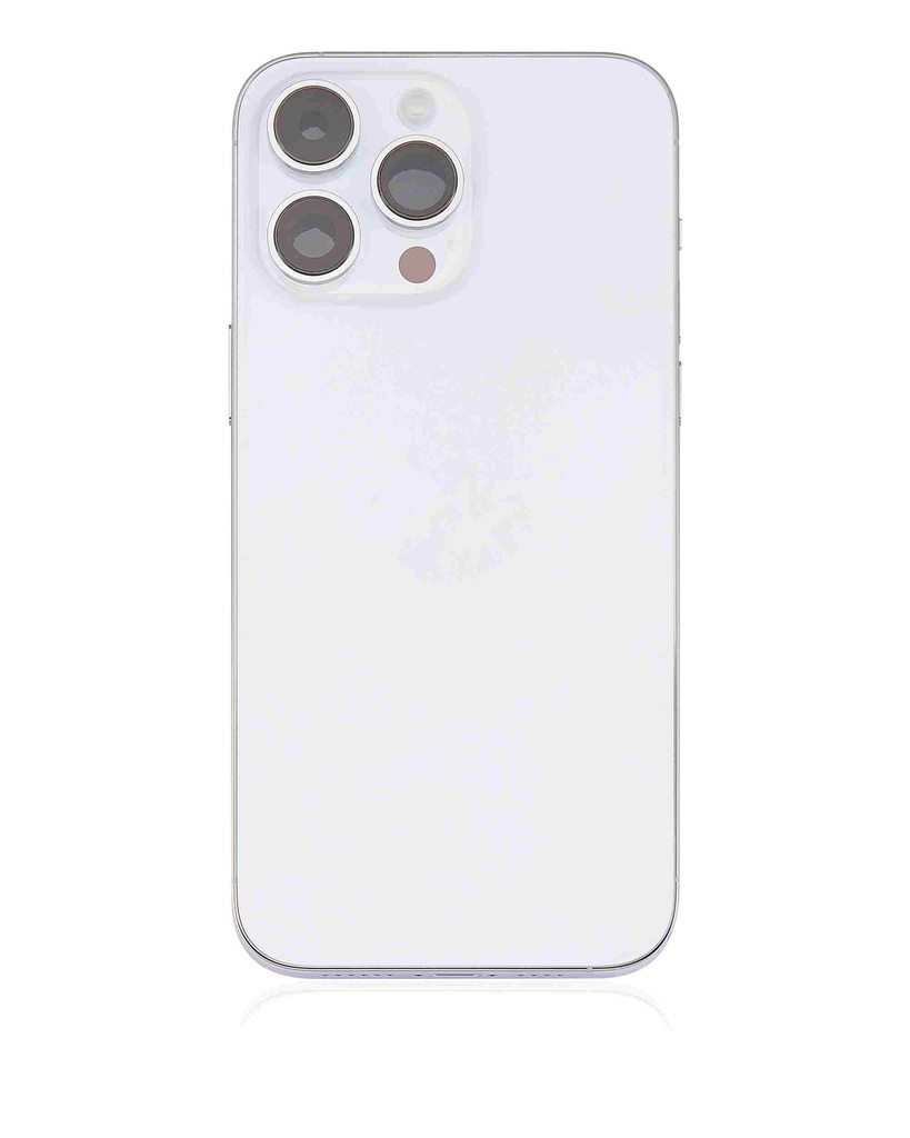 Châssis avec nappe pour iPhone 14 Pro Max - Grade A - avec logo - Version US sans lecteur SIM - Argent