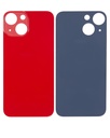 Vitre arrière compatible pour iPhone 13 Mini - Sans logo - Rouge