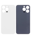 Vitre arrière compatible pour iPhone 13 Pro - Sans logo - Argent