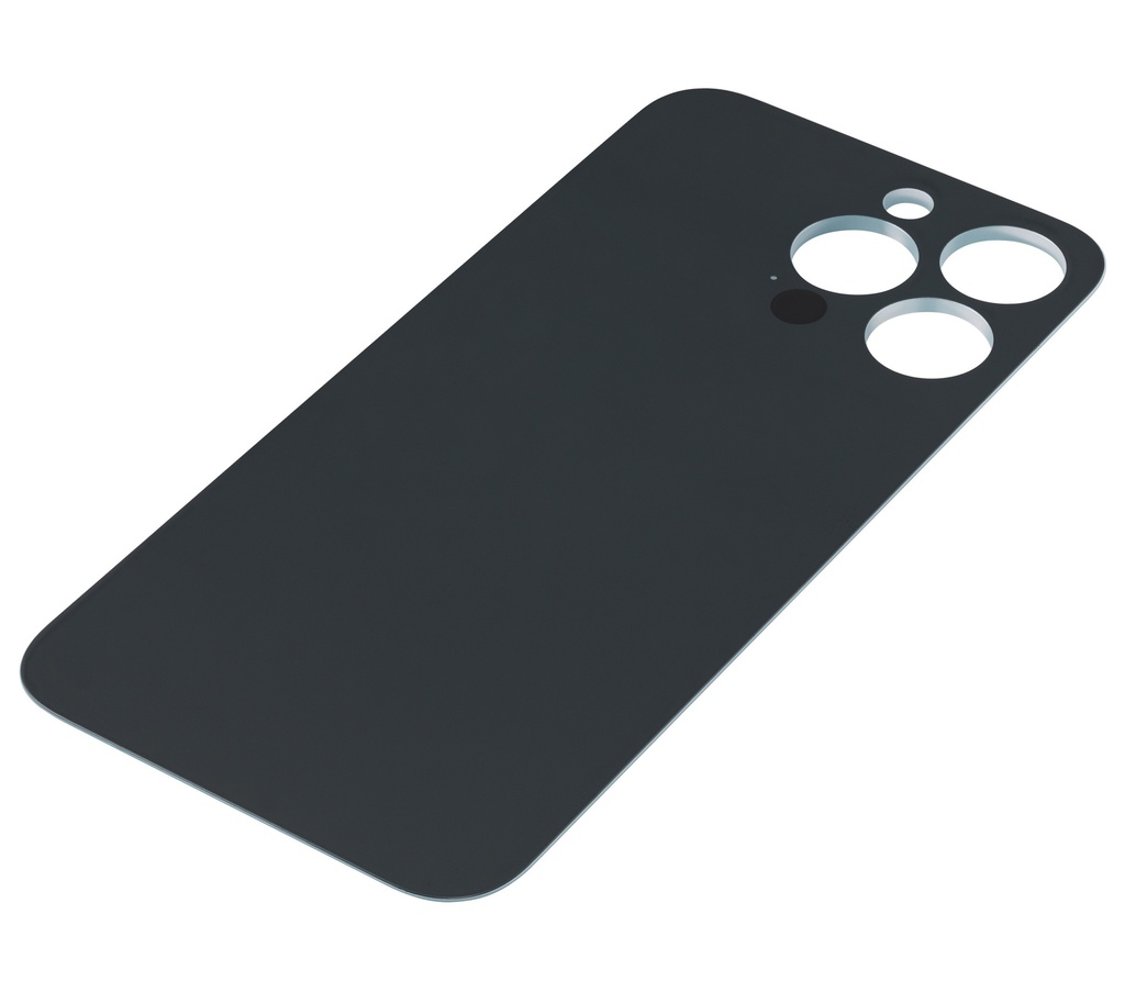 Vitre arrière compatible pour iPhone 13 Pro - Sans logo - Bleu alpin