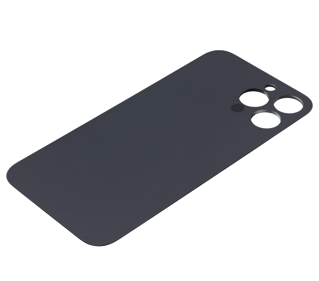 Vitre arrière compatible pour iPhone 13 Pro Max - Sans logo - Graphite