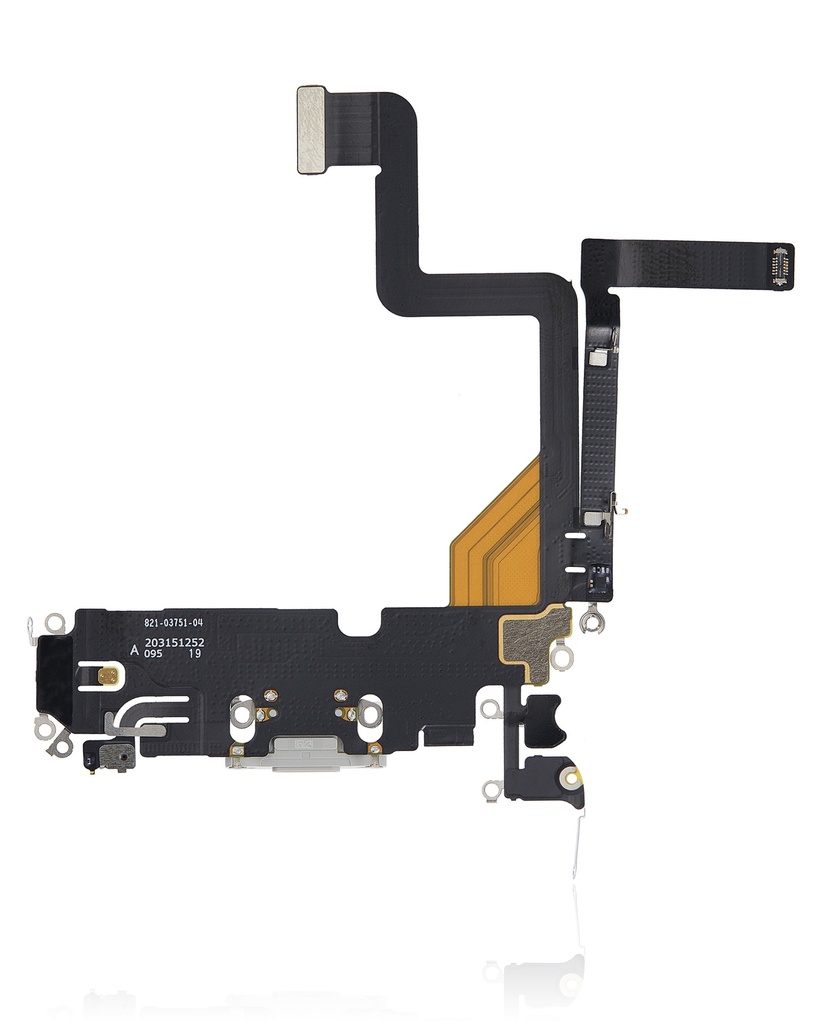 Connecteur de charge compatible pour iPhone 14 Pro - Premium - Argent