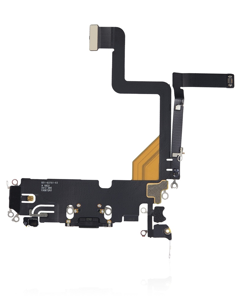 Connecteur de charge compatible pour iPhone 14 Pro - Premium - Noir