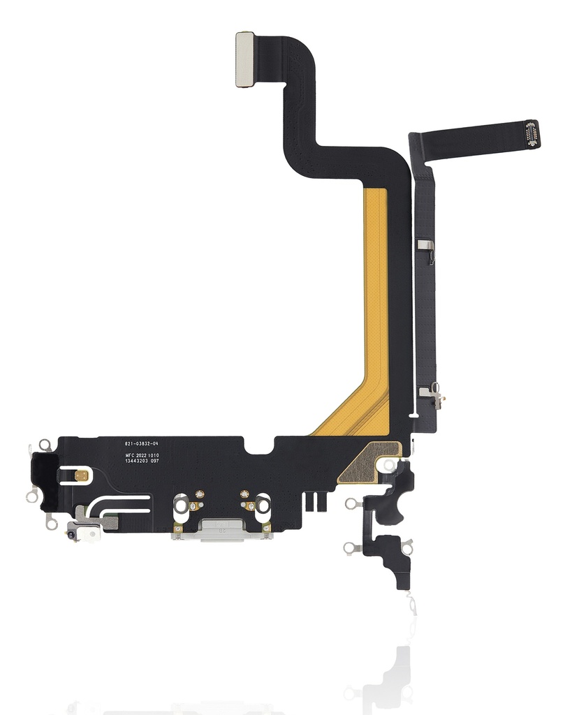 Connecteur de charge pour iPhone 14 Pro Max - Premium - Argent