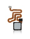 Lecteur d'Empreintes Digitales avec câble flexible compatible avec Huawei P9 (Blanc céramique)