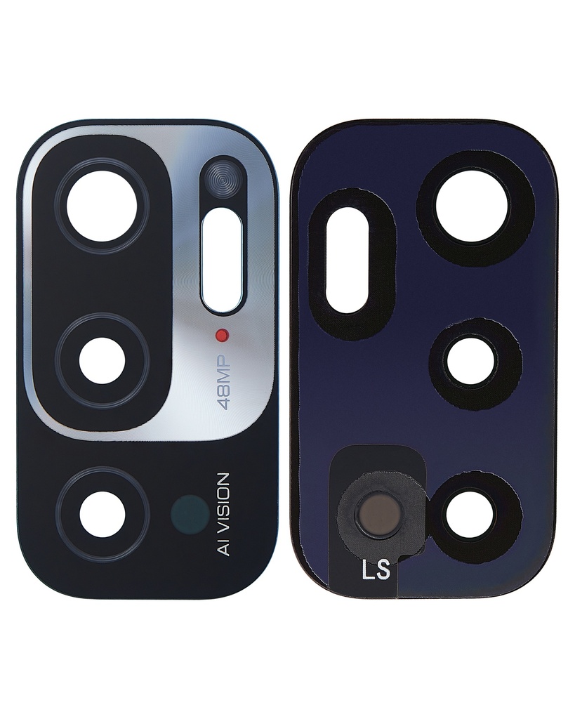 Lentille Caméra arrière (verre uniquement) avec adhésif pour Xiaomi Redmi Note 10 5G - Toutes couleurs