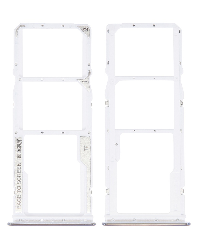 Tiroir SIM (Dual) pour Xiaomi Redmi Note 10 / Note 10S - Pebble White