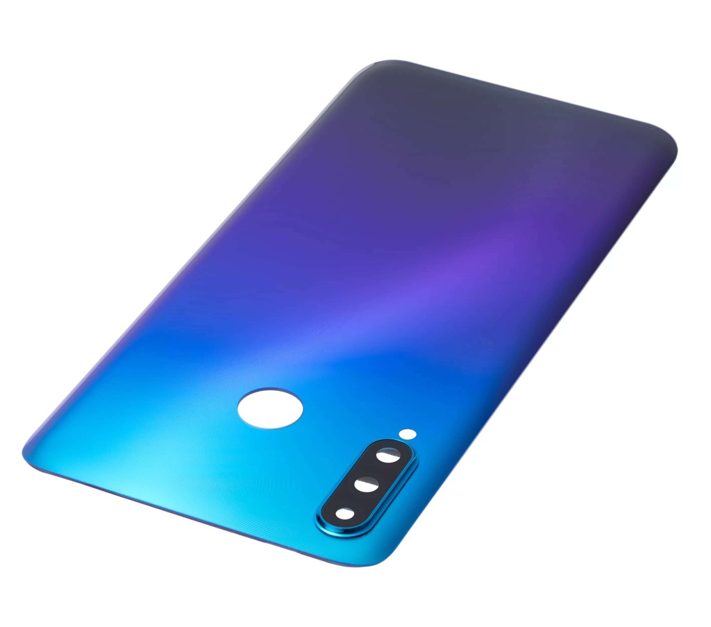 Coque arrière avec objectif photo pour Huawei P30 Lite / Nova 4E (4GB RAM / Sans Logo) - Peacock Blue