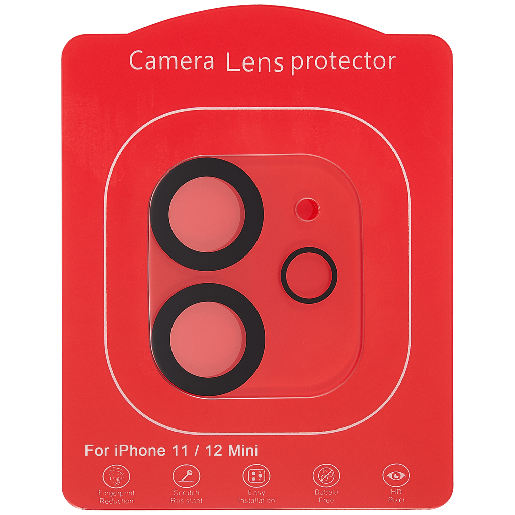 Verre trempé de caméra Crystal Full Cover compatible iPhone 11 - 12 Mini Apple - Casper