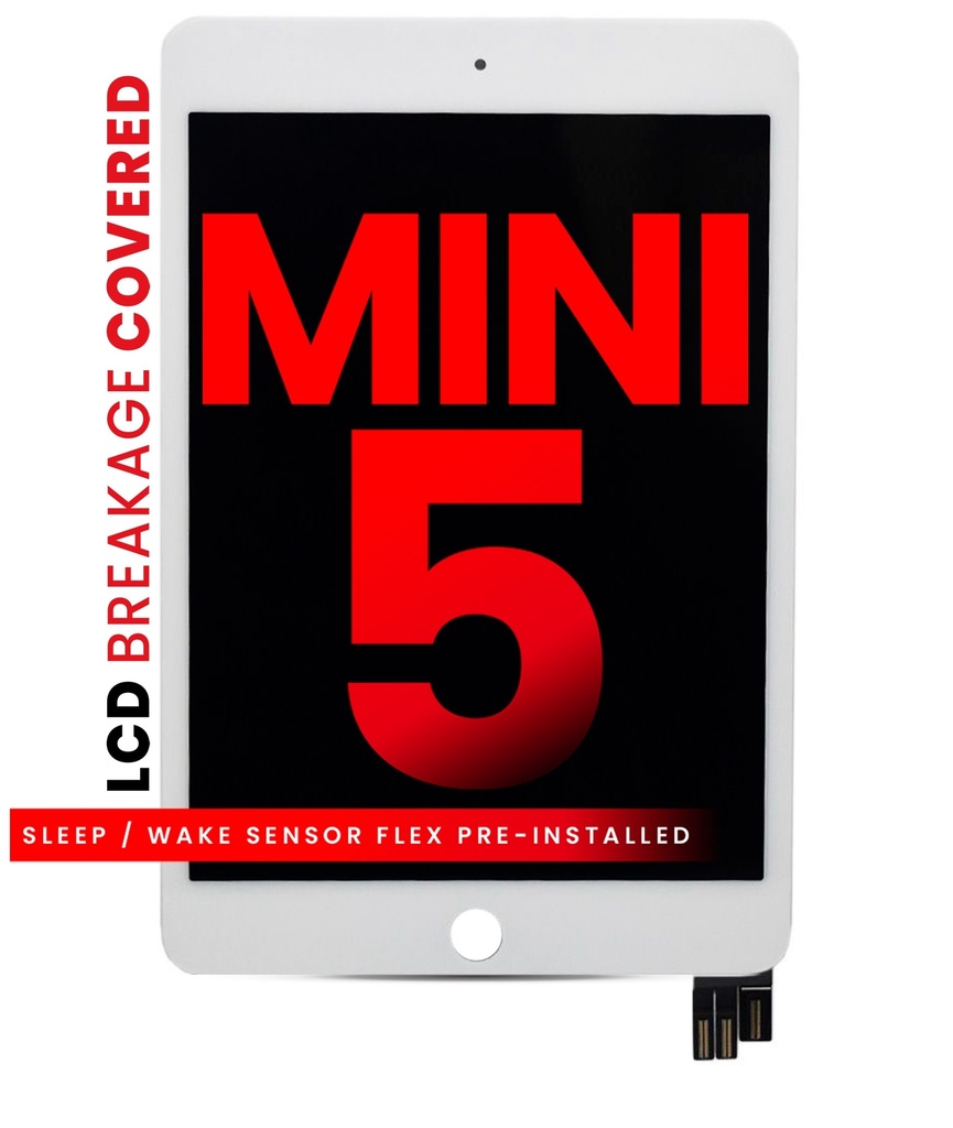 Bloc écran LCD et tactile pour iPad Mini 5 - XO7 - Blanc