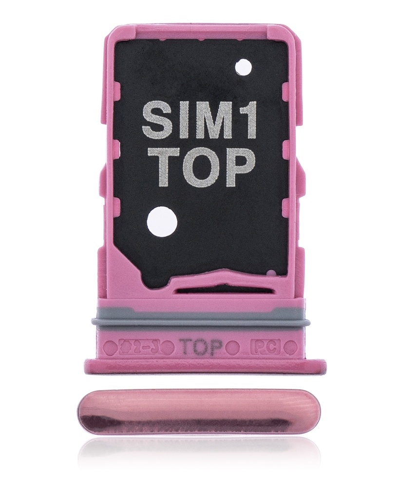 Tiroir SIM double compatible Samsung Galaxy A80 A805 2019 - Rose