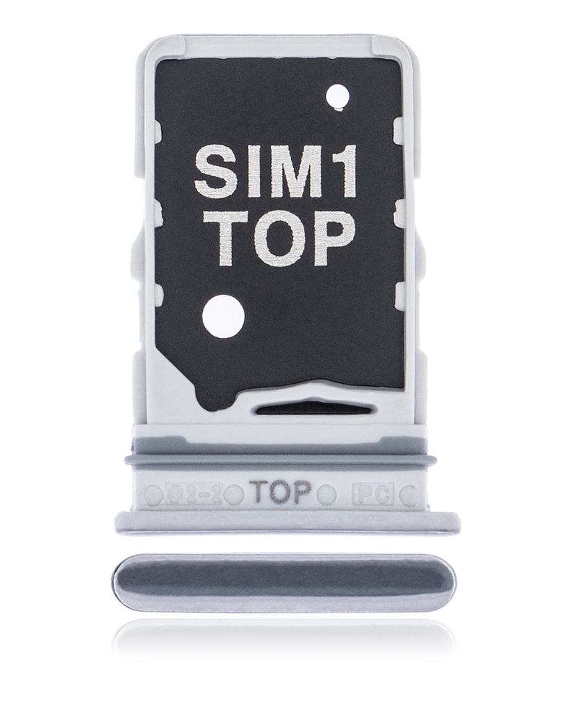 Tiroir SIM double compatible Samsung Galaxy A80 A805 2019 - Blanc