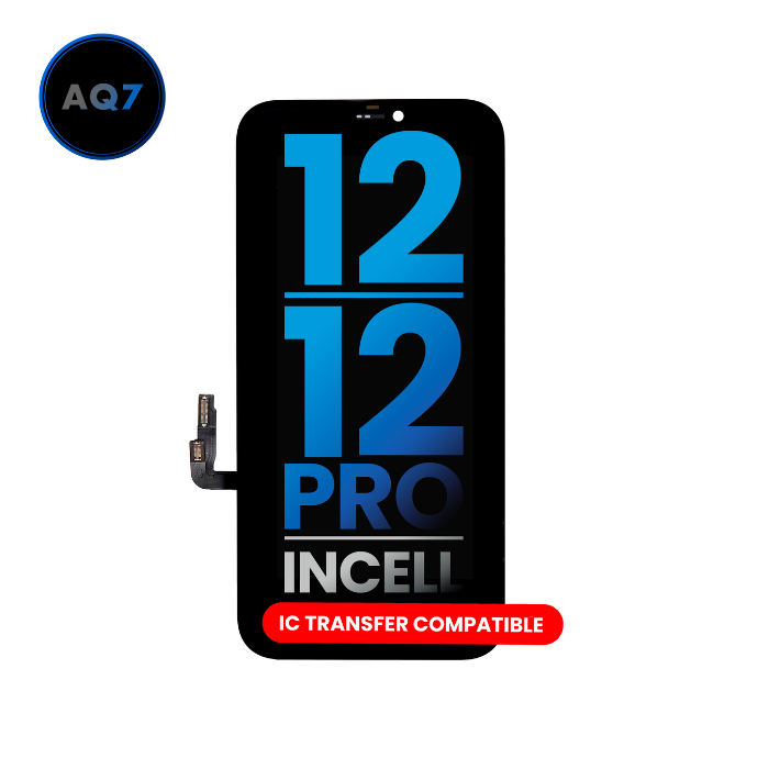 Bloc écran LCD compatible pour iPhone 12 / 12 Pro - AQ7 Incell