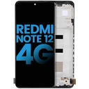 Bloc écran LCD avec châssis compatible Xiaomi Redmi Note 12 4G - Aftermarket - Incell - Toutes couleurs