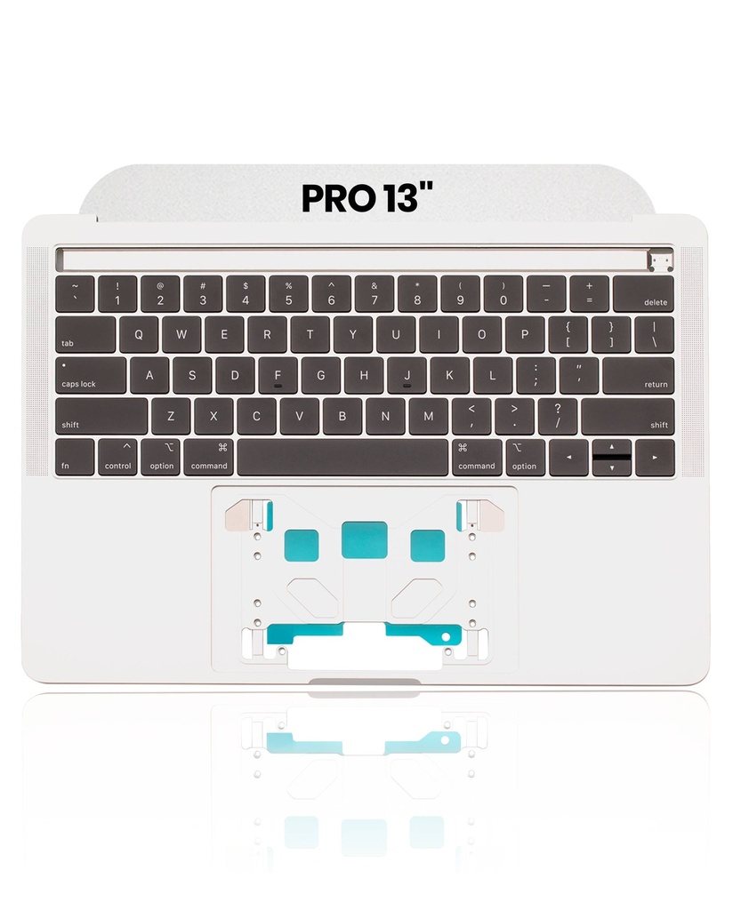 Top case avec clavier AZERTY pour MacBook Pro 13" A1989 - Fin 2018 - Début 2019 - Argent