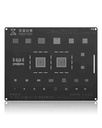 Stencil pochoir de rebillage pour SAMSUNG A53 - A536 - Exynos 1280 - E8825 - CPU - Qianli SAM15 QS208 - Noir