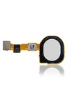 Lecteur d'empreintes digitales avec nappe bouton power compatible Samsung Galaxy A11 A115 2020 - Blanc