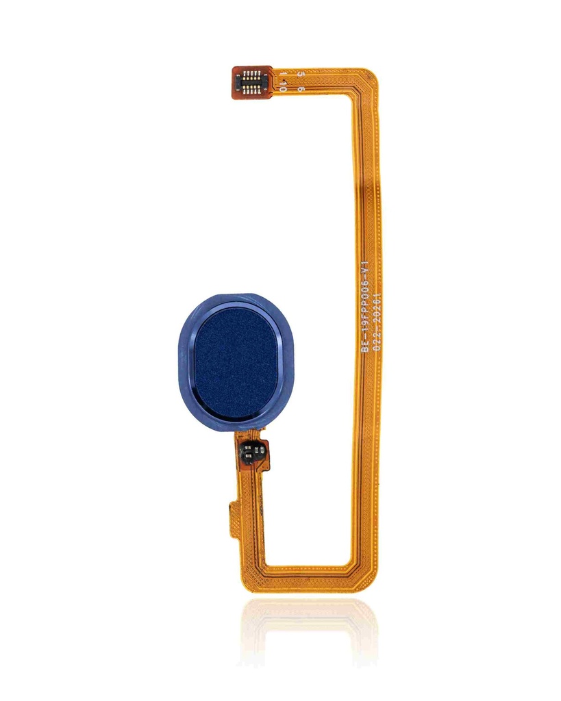 Lecteur d'empreintes digitales avec nappe compatible SAMSUNG A10s - A107 2019 - Bleu