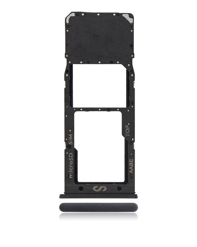 Tiroir SIM compatible Samsung Galaxy A12 A125 2020 - Noir