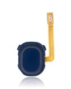 Lecteur d'empreintes digitales avec nappe compatible SAMSUNG A20 - A205 2019 - Bleu foncé