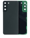 Vitre arrière avec lentille caméra compatible Samsung Galaxy S22 Plus 5G - Sans Logo - Aftermarket Plus - Phantom Black