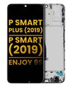Bloc écran LCD avec châssis compatible Huawei P Smart Plus 2019 - P Smart 2019 - Enjoy 9S - Reconditionné - Noir