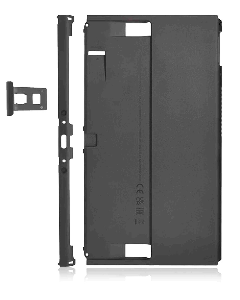 Plaque arrière avec tiroir SD et rail inférieur pour Nintendo Switch OLED