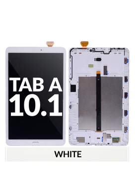 Bloc écran compatible pour Samsung TAB A T580 / T585 (10.1"/2016)  - Blanc