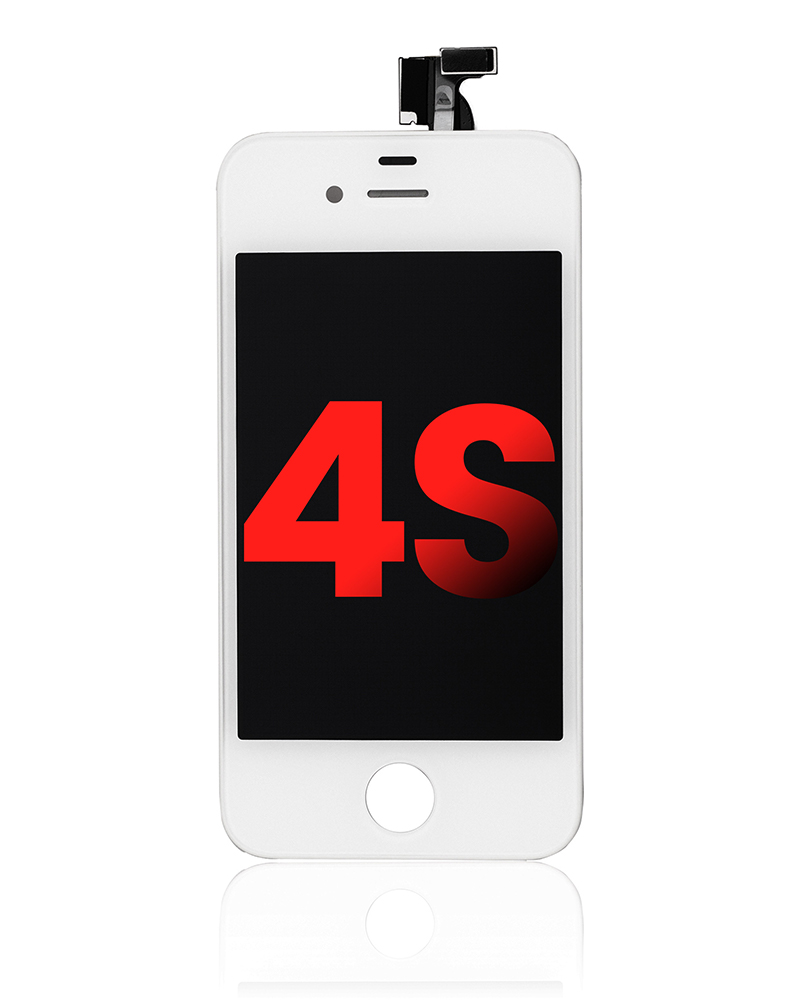 Bloc écran LCD compatible pour iPhone 4S - Aftermarket plus - Blanc