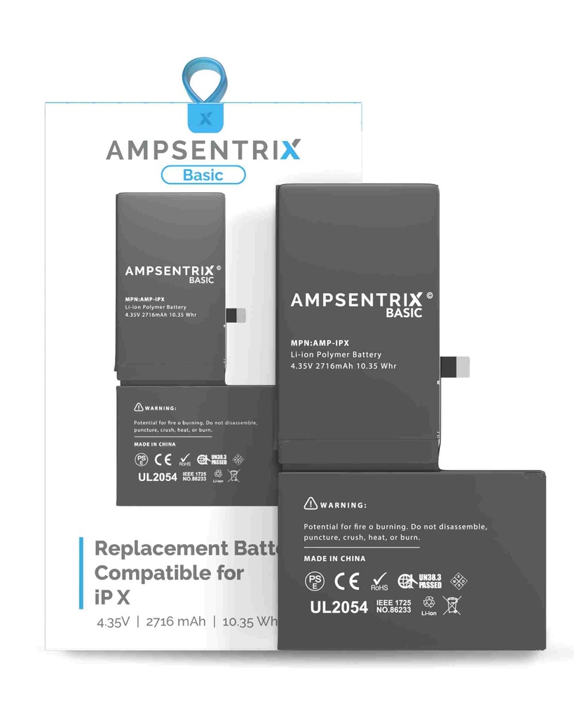 Batterie pour iPhone X - TI - Ampsentrix Basic