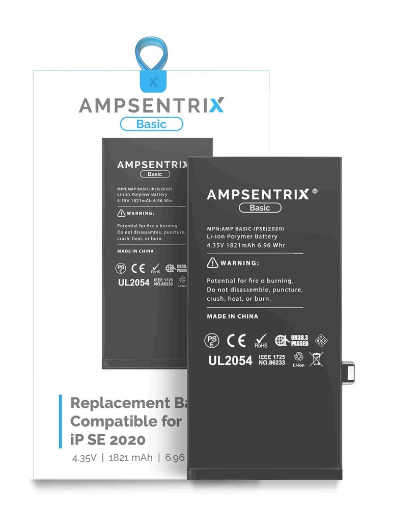 Batterie pour iPhone SE 2020 - Ti - Ampsentrix Basic