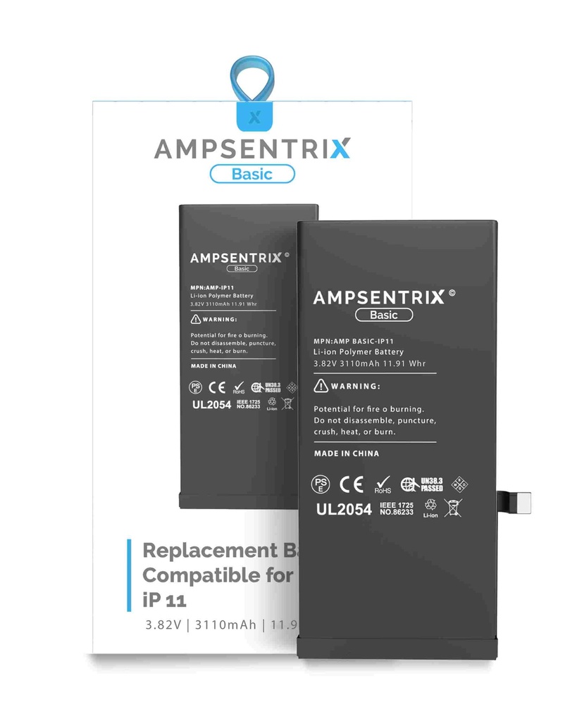 Batterie pour iPhone 11 - Ti - Ampsentrix Basic