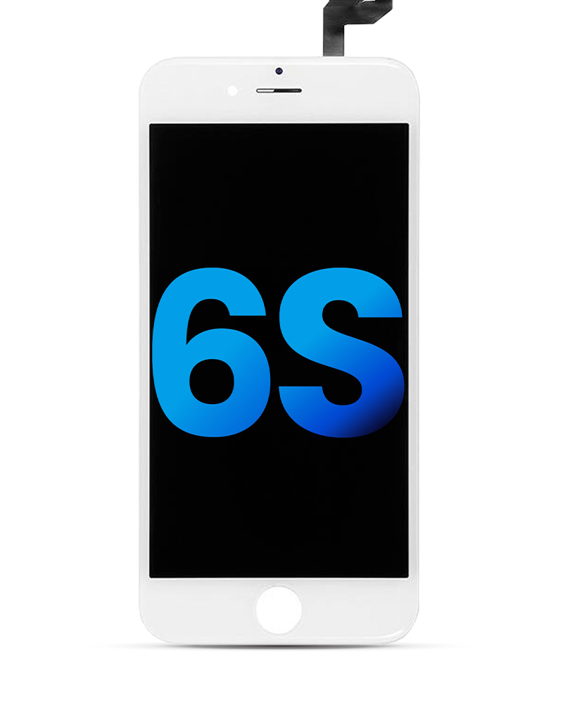 Bloc écran compatible pour iPhone 6S - AM - Blanc