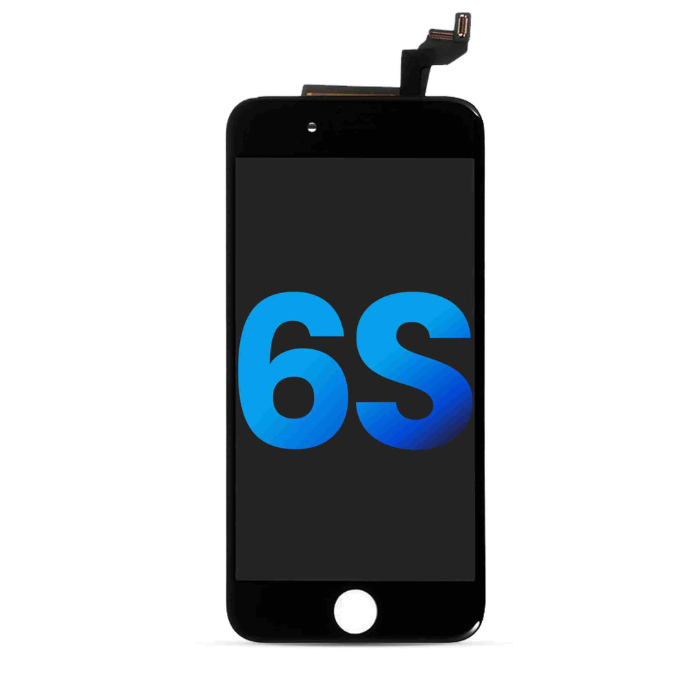 Bloc écran compatible pour iPhone 6S - AM - Noir