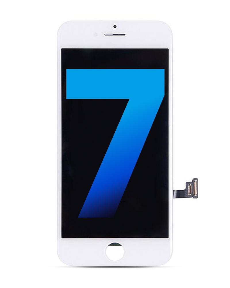 Bloc écran LCD compatible pour iPhone 7 - AM - Blanc