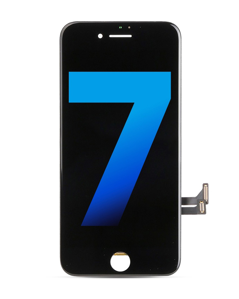 Bloc écran LCD compatible pour iPhone 7 - AQ7 - Noir