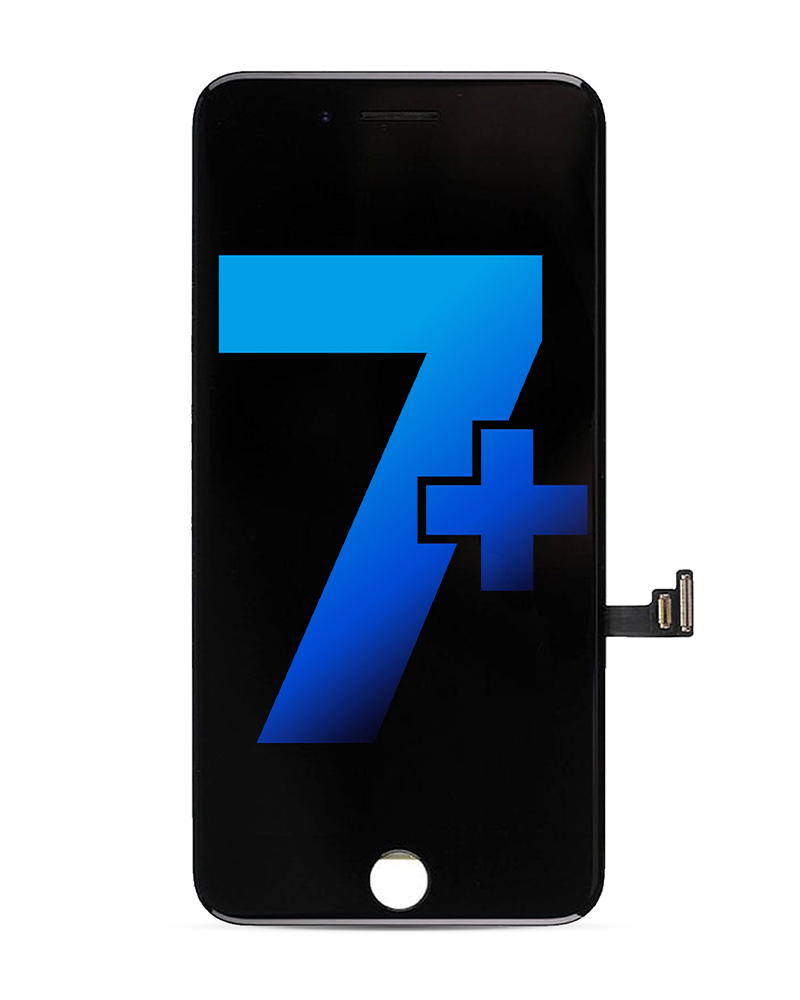 Bloc écran compatible pour iPhone 7 Plus - AM - Noir