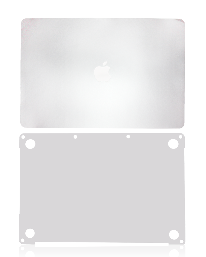 Habillage 2 en 1 - haut et bas compatible MacBook Pro 13" - A1989 fin 2018 début 2019 - A2159 milieu 2019 - Argent