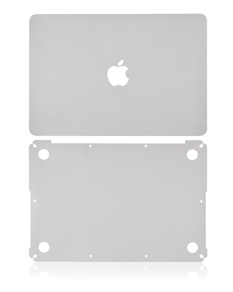 Habillage 2 en 1 - haut et bas compatible Macbook Pro 13" Retina - A1502 2015 - Argent